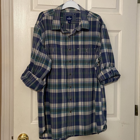 Men’s Old Navy Cotton Shirt Size XL - Picture 3 of 9